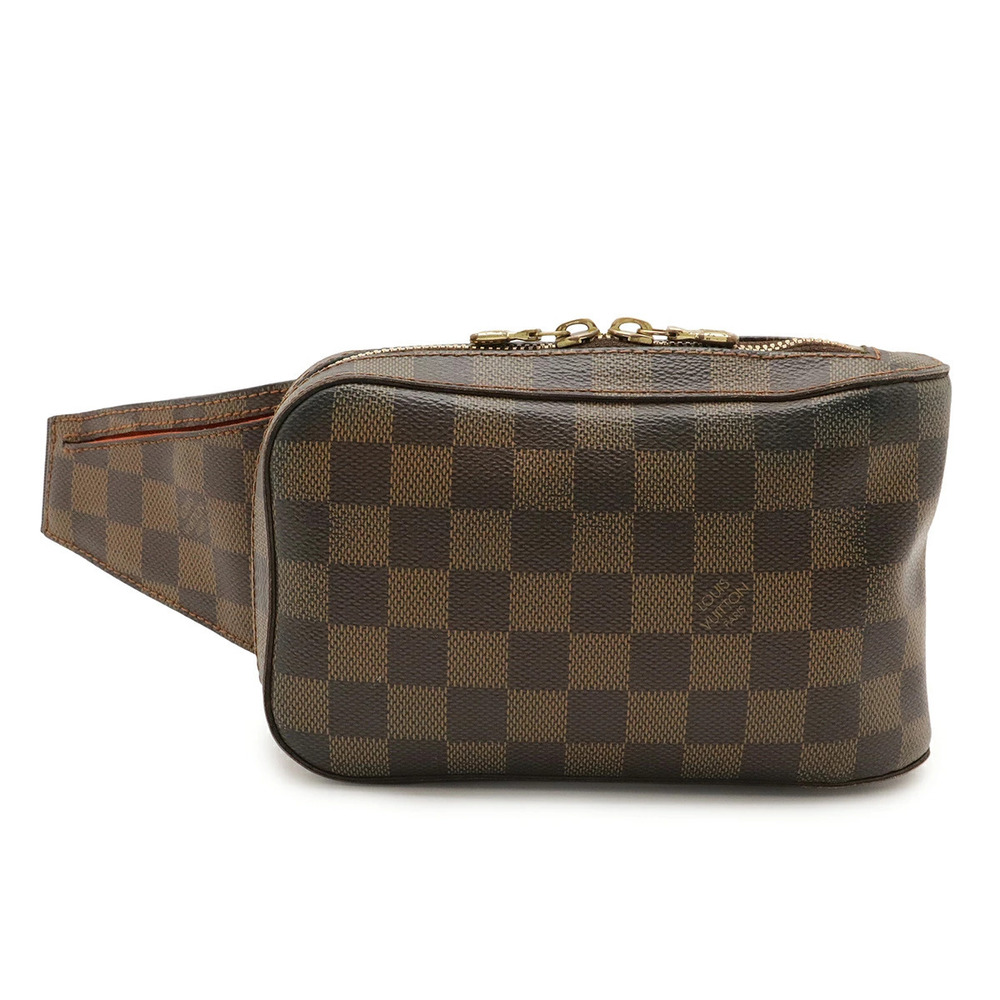 LOUIS VUITTON Damier Geronimos Body Bag Shoulder Waist Pouch